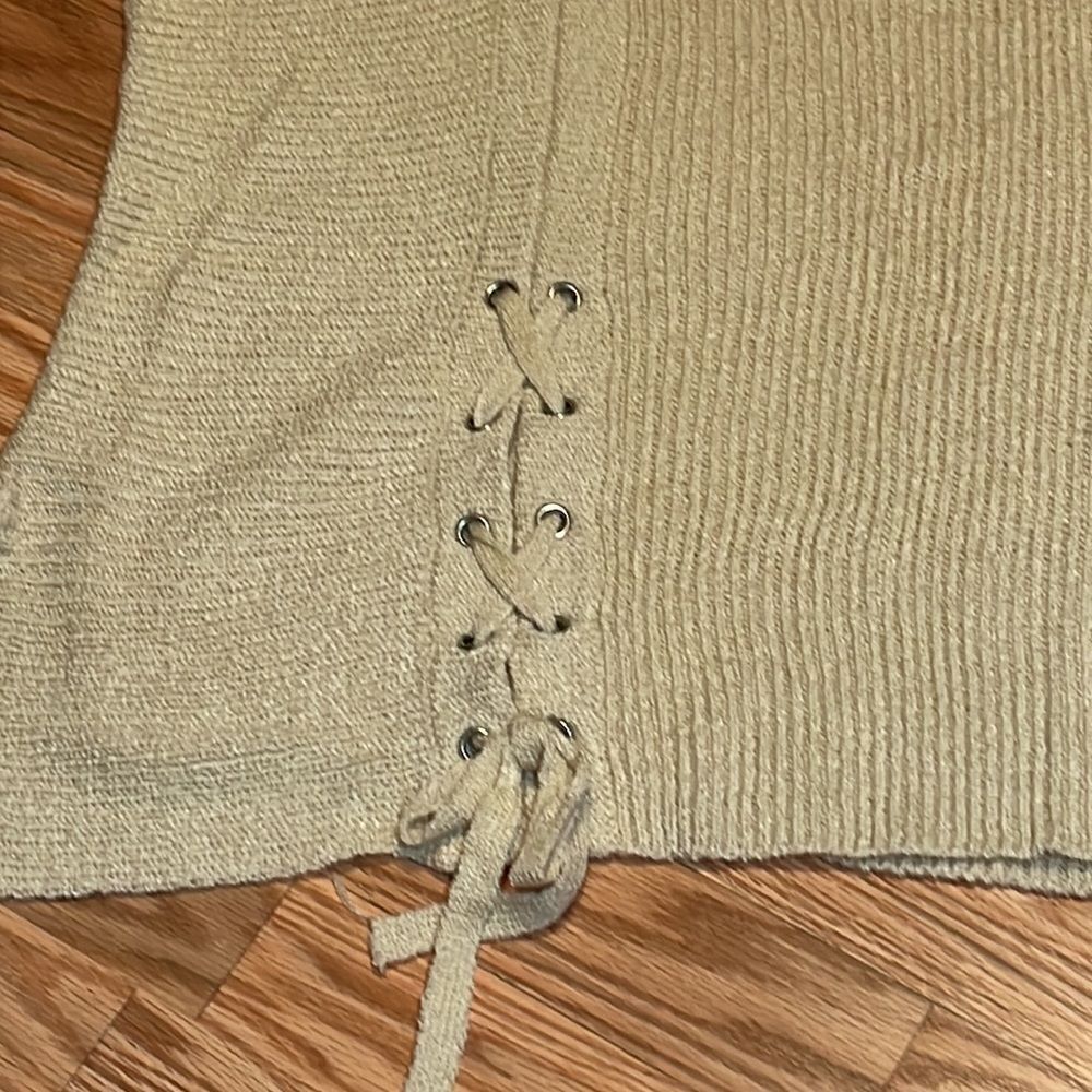 ILLA ILLA Oversized  Cream Sweater, aesthetic natural color, beige, neutral, S - Picture 2 of 7